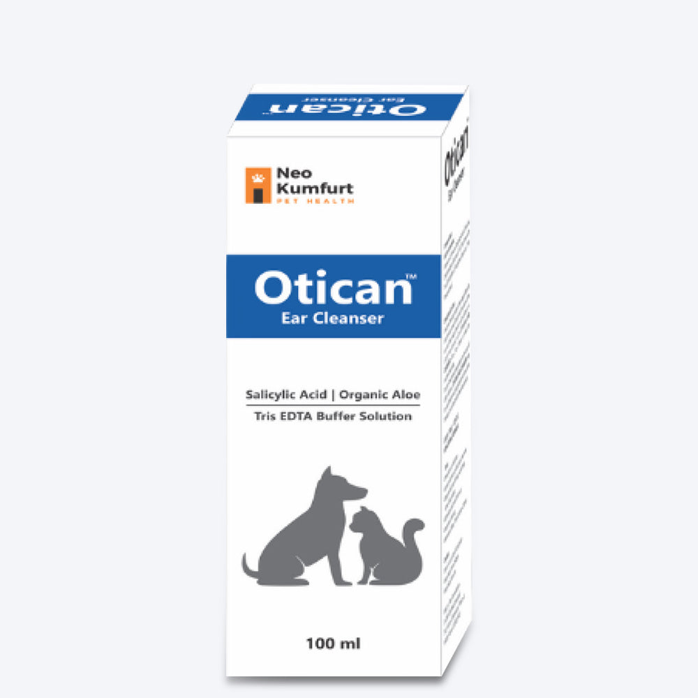 Neo Kumfurt Otican Ear Cleanser For Dog & Cat - 100 ml - Heads Up For Tails