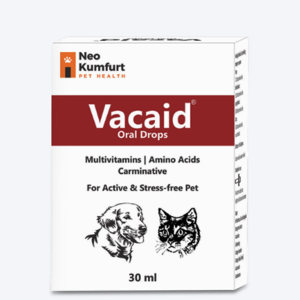 Neo Kumfurt Vacaid Drops For Dog & Cat - 30 ml - Heads Up For Tails