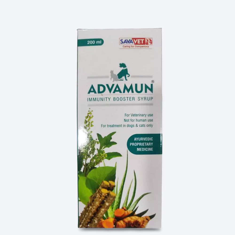 Savavet Advamun Immunity Syrup For Dog & Cat - 200 ml - Heads Up For Tails