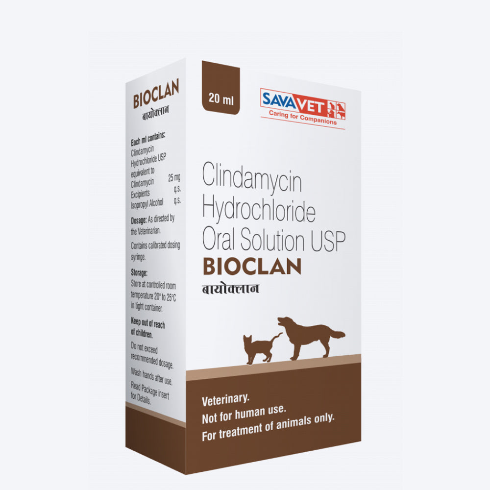 Savavet Bioclan Oral Suspension Antibiotic For Dog & Cat - 20 ml - Heads Up For Tails