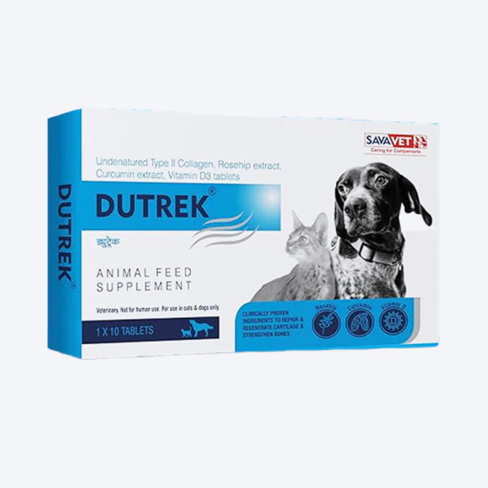 Savavet Dutrek Tablets Multivitamin For Dog & Cat - 10 Tablets - Heads Up For Tails