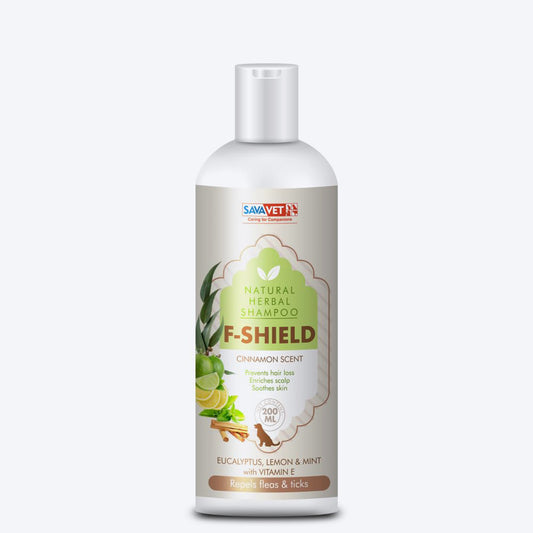 Savavet F-Shield Herbal Immune Booster Shampoo For Dog & Cat - 200 ml - Heads Up For Tails