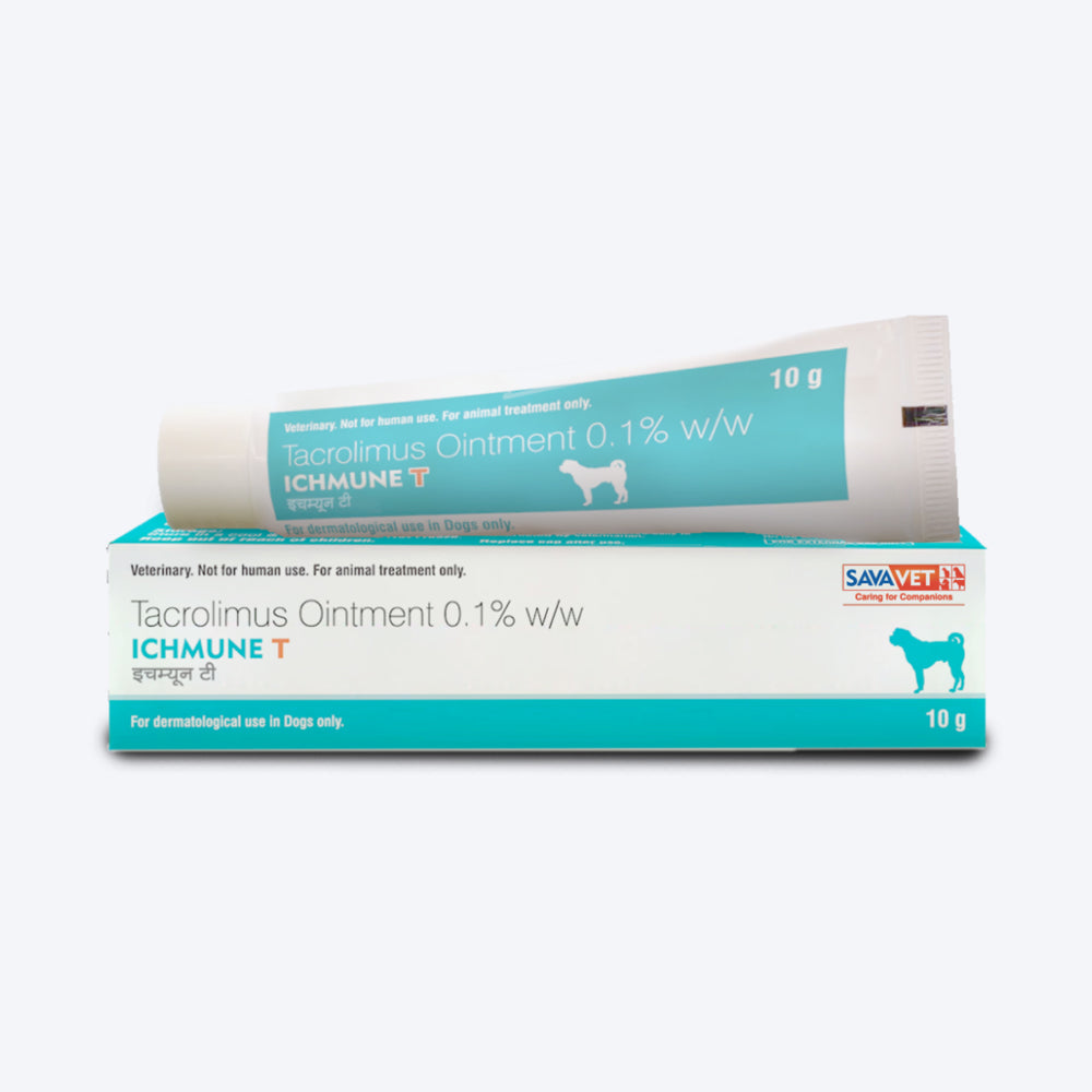 Savavet Ichmune T (Tacrolimus) Ointment For Dog & Cat - 10 gm - Heads Up For Tails