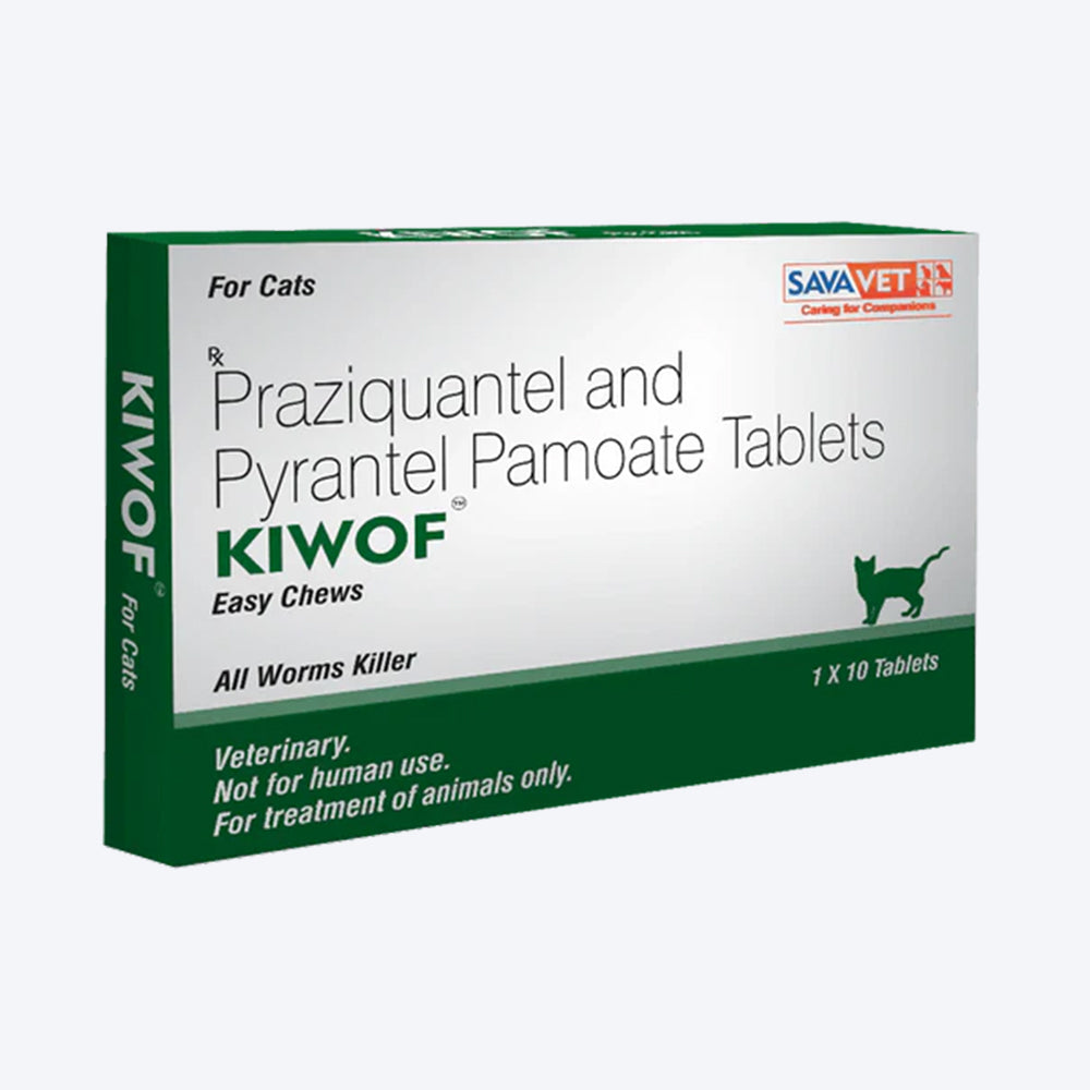 Savavet Kiwof Cat Tablets For Cat - 10 Tablets - Heads Up For Tails