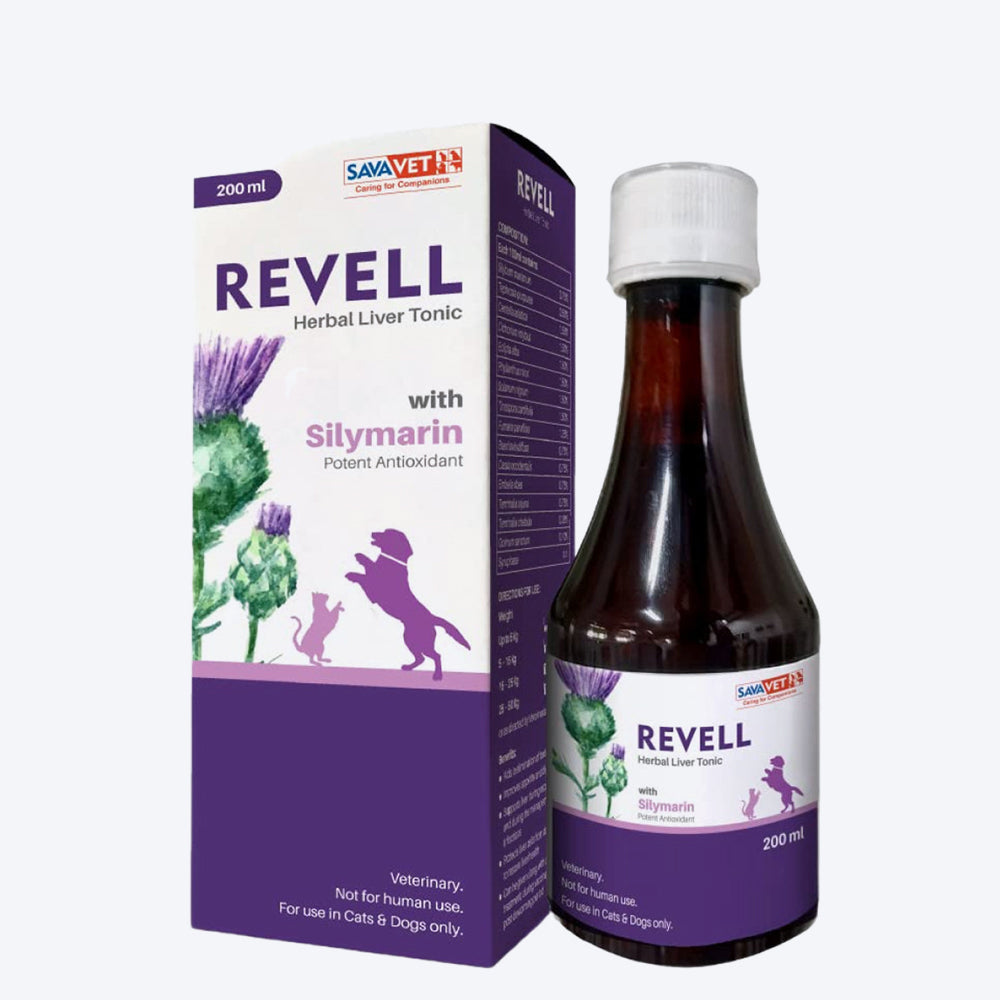 Savavet Revell Syrup General Health For Dog & Cat - 200 ml - Heads Up For Tails