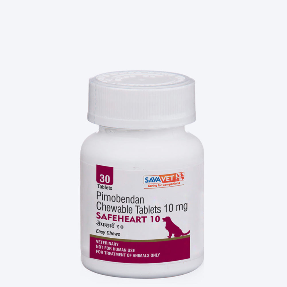 Savavet Safeheart Tablets Cardiac Support For Dog & Cat - 30 Tablets - Heads Up For Tails
