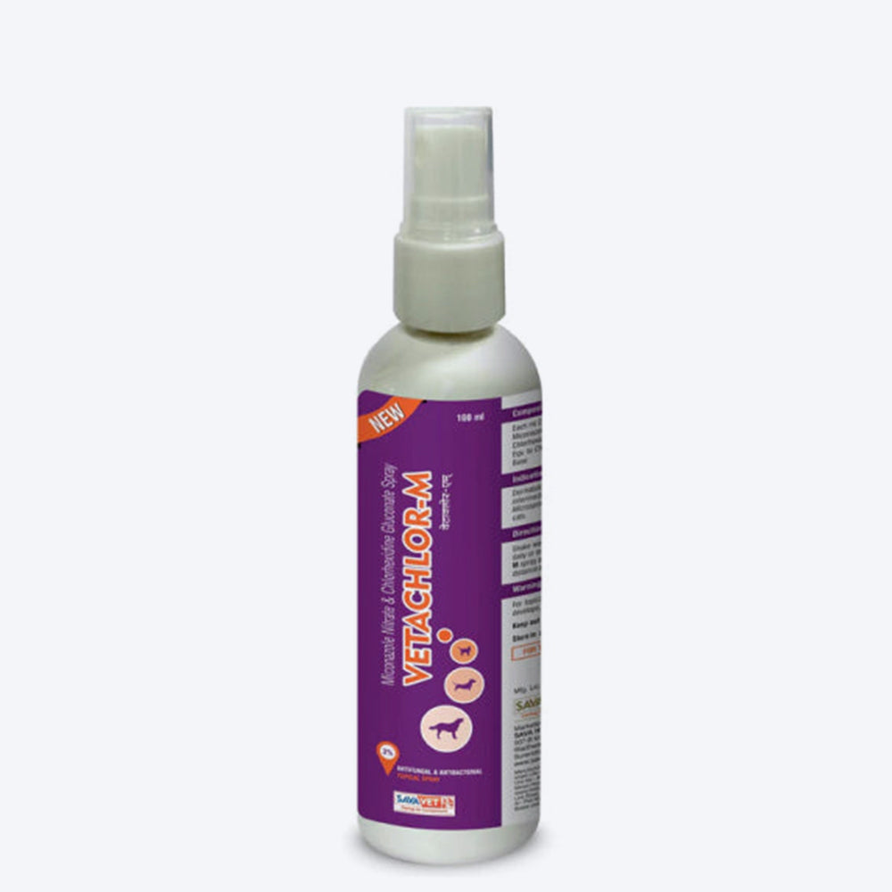 Savavet Vetachlor-M Oral Suspension Spray For Dog & Cat - 100 ml - Heads Up For Tails