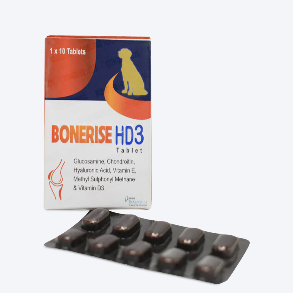 Corise Bonerise Hd3 Tablets For Pets - 10 Tablets - Heads Up For Tails