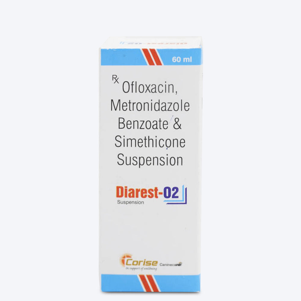 Corise Diarest-O2 Oral Suspension For Dog & Cat - 60 ml - Heads Up For Tails