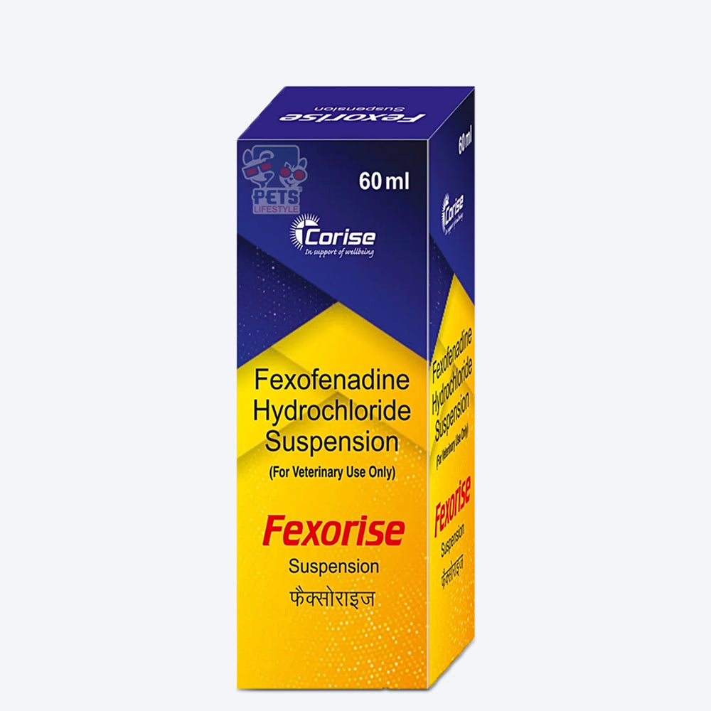Corise Fexorise Oral Suspension For Dog & Cat - 60 ml - Heads Up For Tails