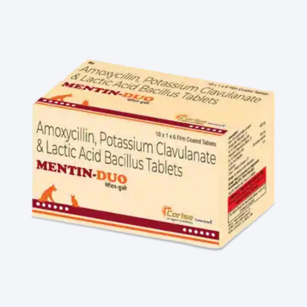 Corise Mentin Duo Combination Tablets For Dog & Cat - 6 Tablets - Heads Up For Tails