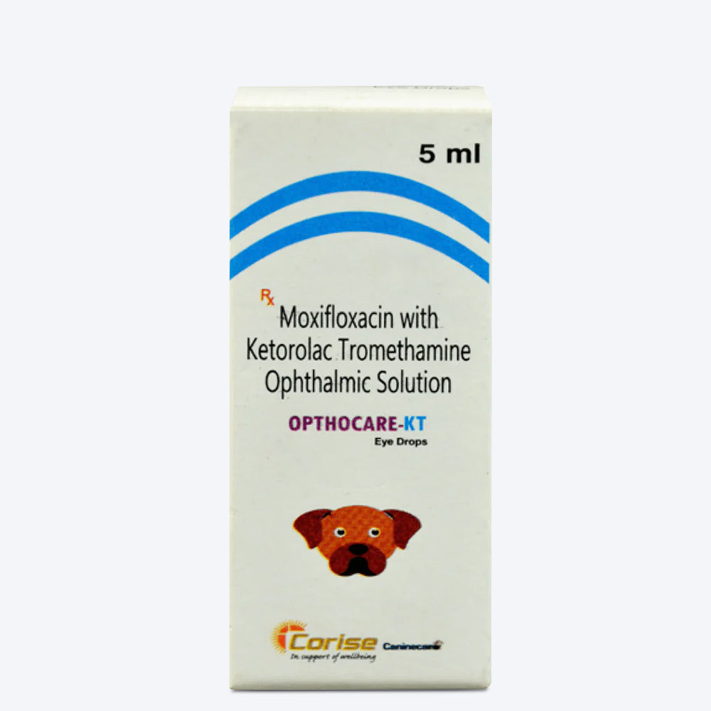 Corise Opthocare Kt Eye Drops For Dog & Cat - 5 ml - Heads Up For Tails