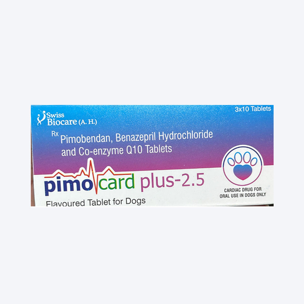 Corise Pimocard 2.5 Mg Tablets For Dog & Cat - 30 Tablets - Heads Up For Tails