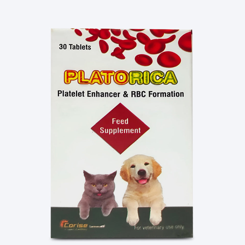 Corise Platorica Tablets For Dog & Cat - 30 Tablets - Heads Up For Tails