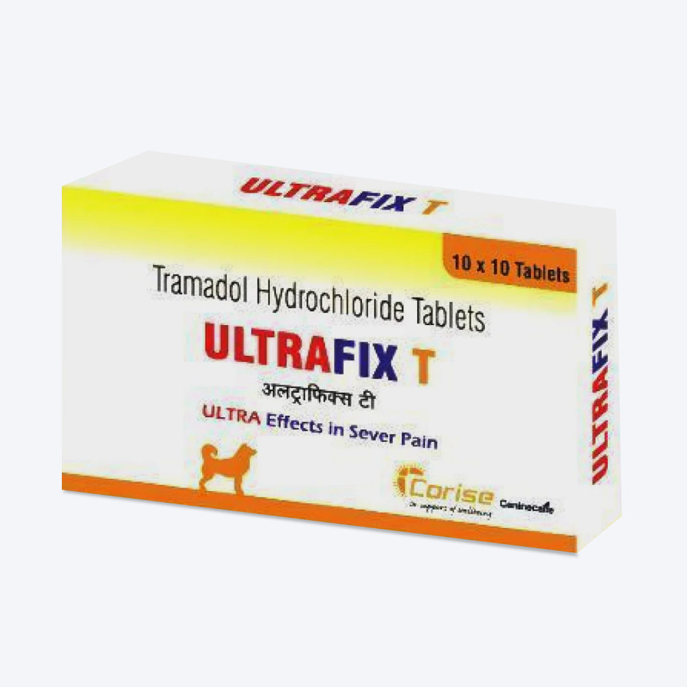 Corise Ultrafix-T 50Mg Tablets For Dog & Cat - 10 Tablets - Heads Up For Tails