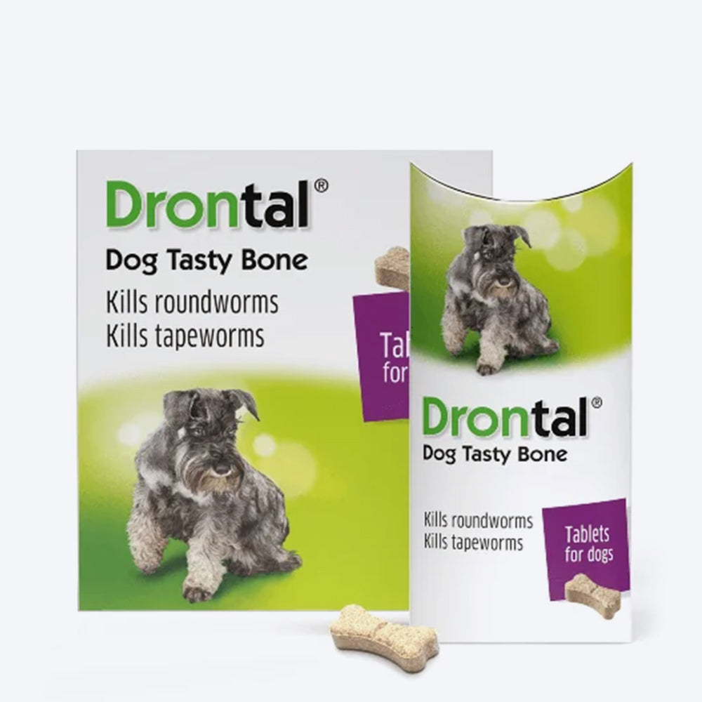 Elanco Drontal Tasty Tablets For Dog & Cat - 6 Tablets - Heads Up For Tails