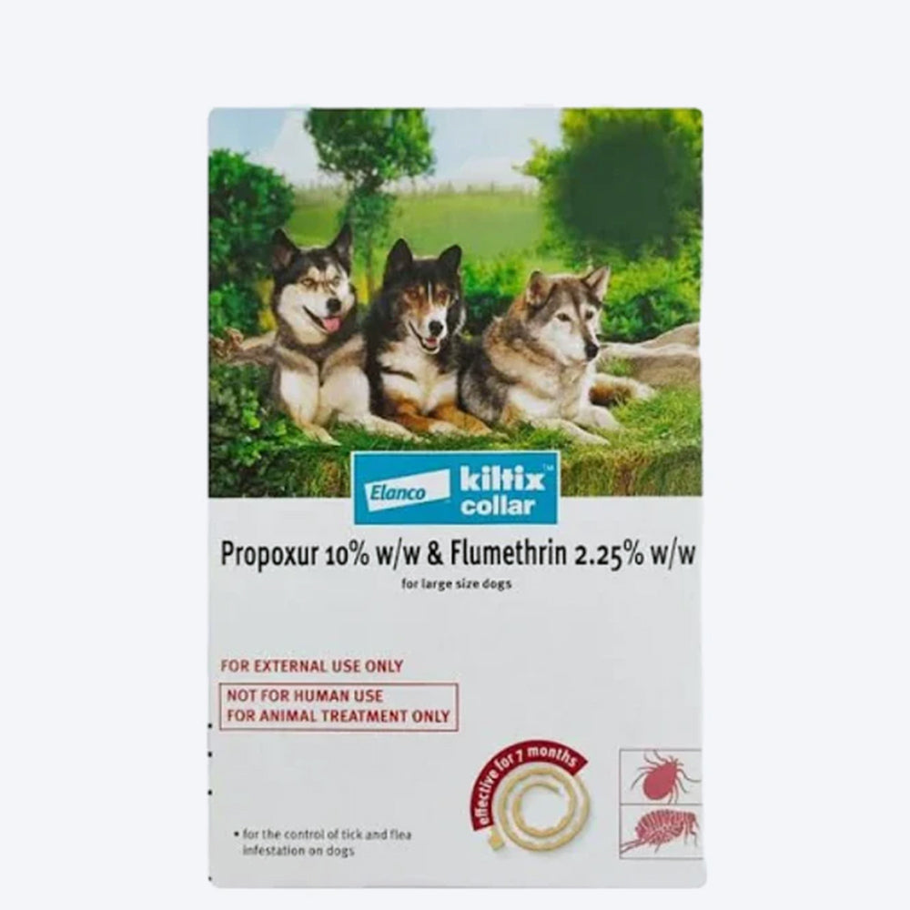 Elanco Kiltix Tick & Flea Collar For Dog - Large Breed - Heads Up For Tails