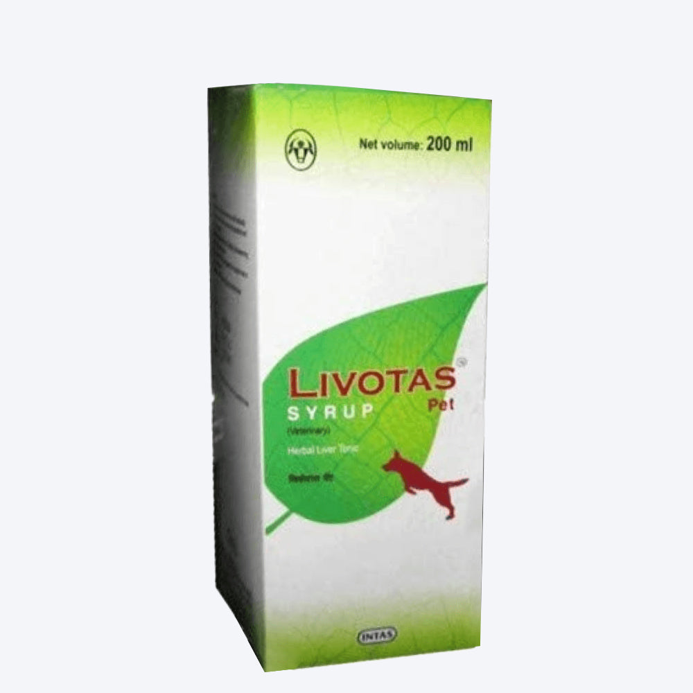 Intas Pet Livotas Liver Support For Dog & Cat - 200 ml - Heads Up For Tails