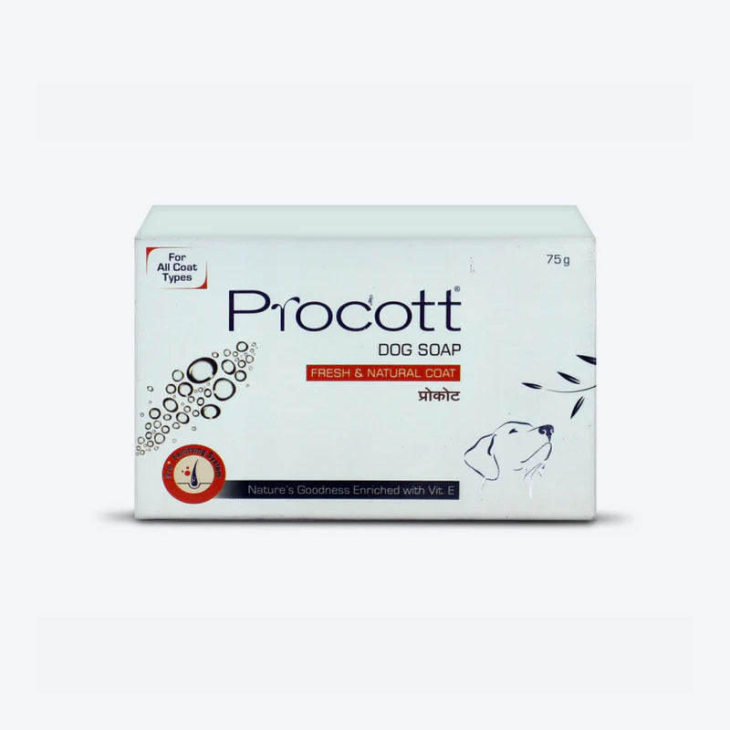 Intas Procott Antiseptic Soap For Pets - 75 gm - Heads Up For Tails