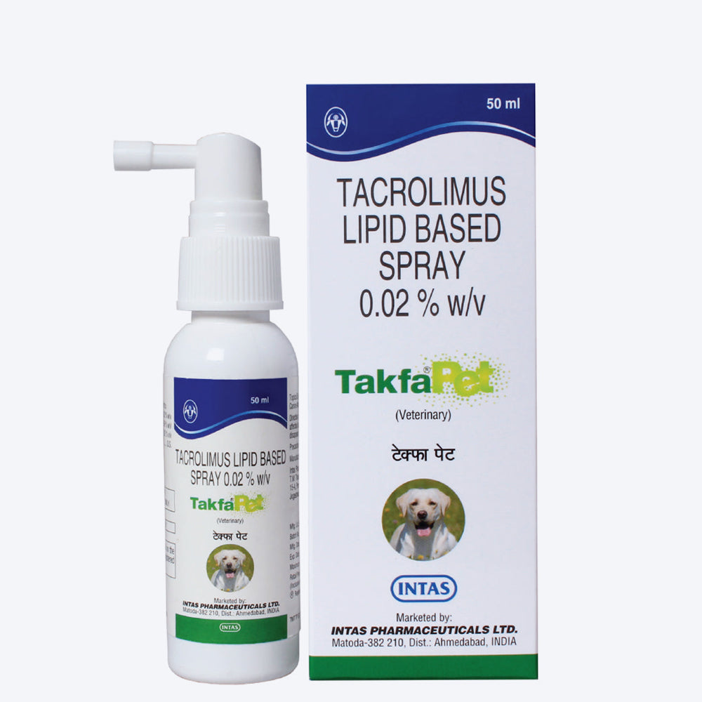 Intas Takfa Wound Care Spray For Dog - 50 ml - Heads Up For Tails