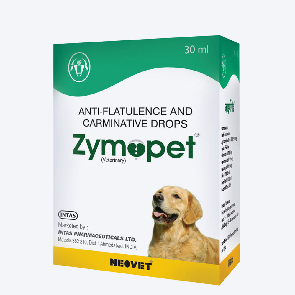 Intas Zymopet Enzyme Liquid For Dog & Cat - 30 ml - Heads Up For Tails