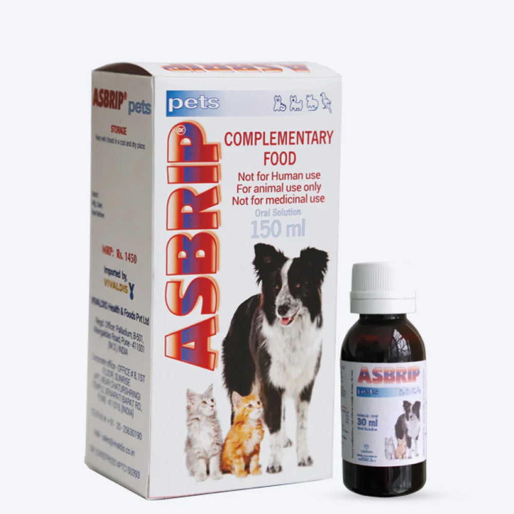 Vivaldis ASBRIP Cough Relief Oral Syrup For Dog & Cat - Heads Up For Tails