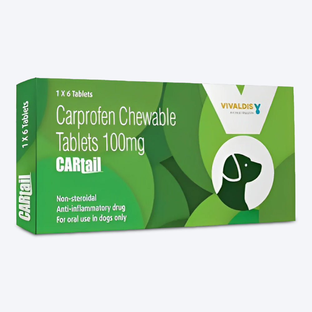 Vivaldis Cartail Joint Support Tablets For Dog - 6 Tablets - Heads Up For Tails