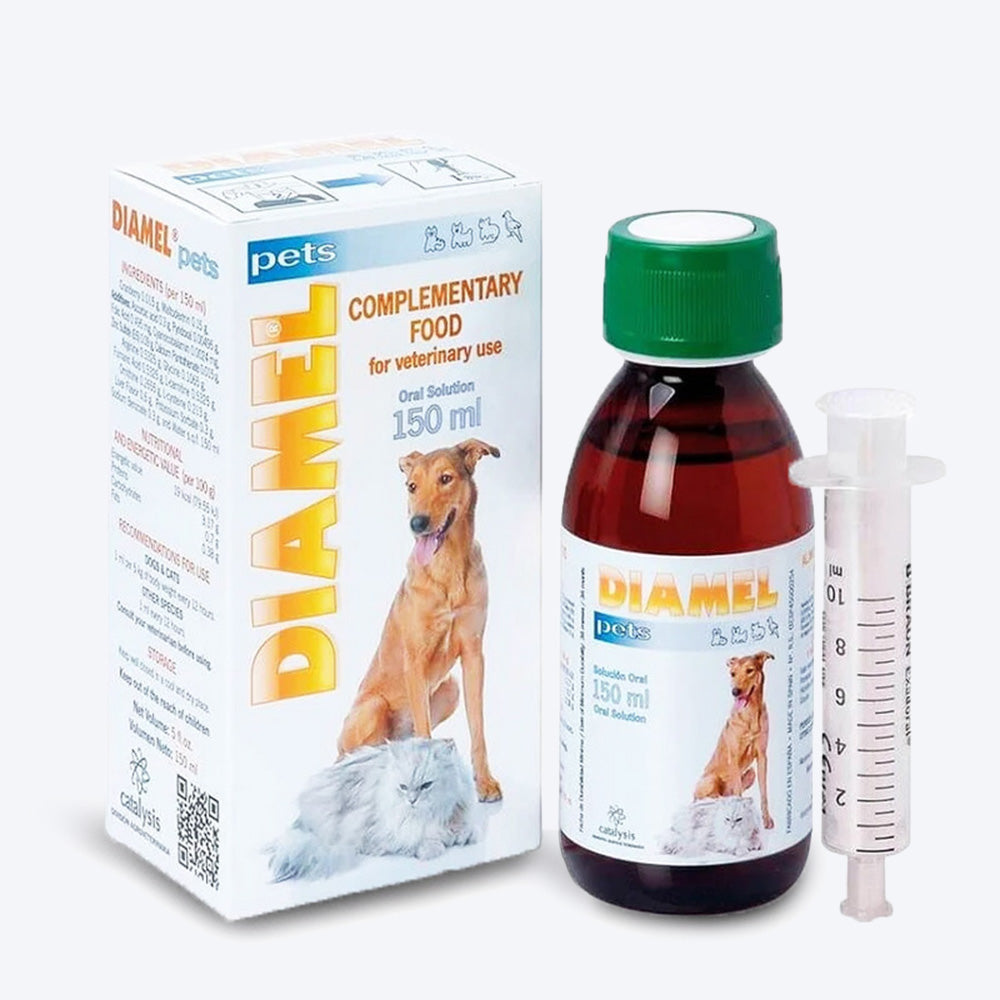 Vivaldis Diamel Blood Sugar Support Oral Syrup For Dog & Cat - 150 ml - Heads Up For Tails