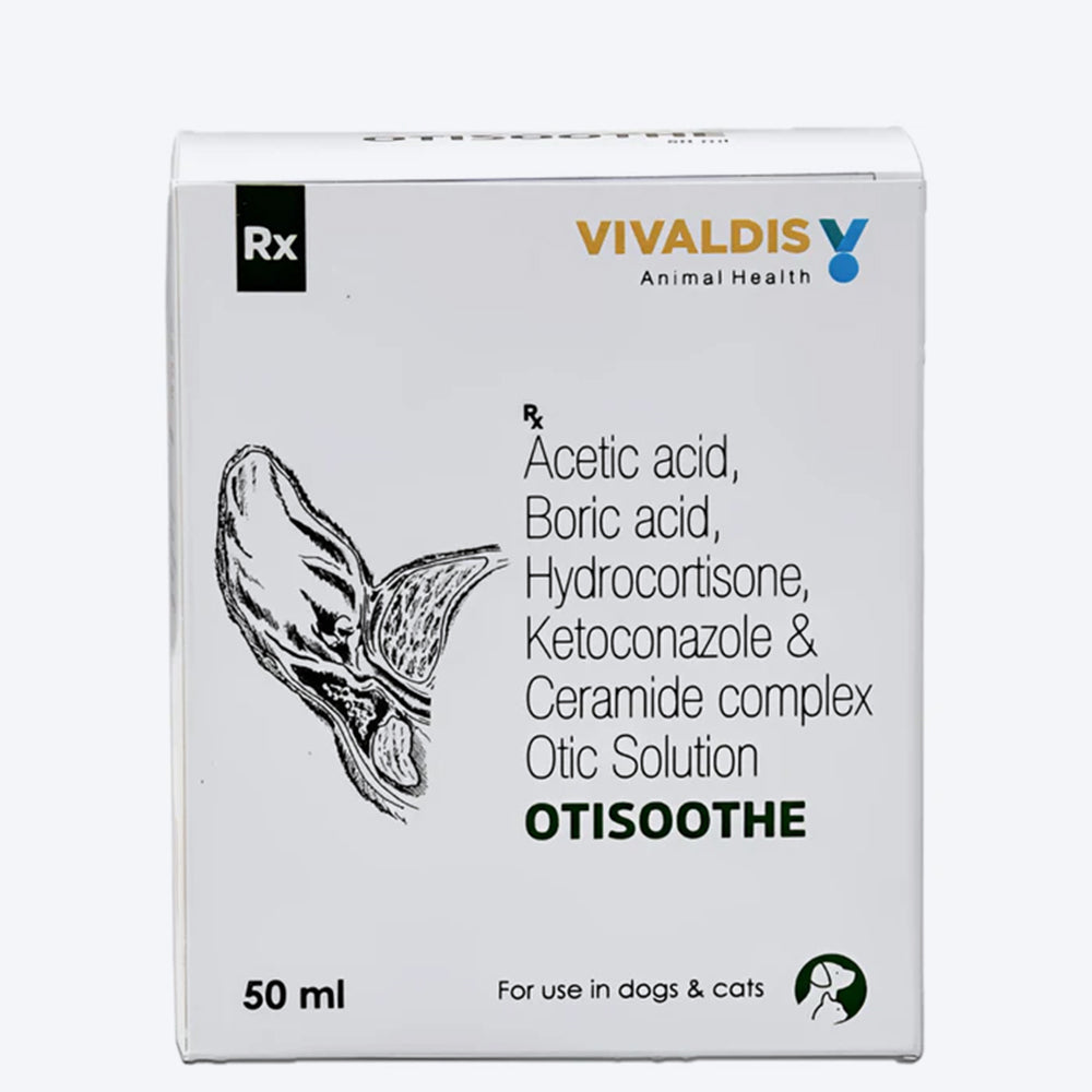 Vivaldis RX Otisoothe Ear Infection Relief Spray For Dog & Cat - 50 ml - Heads Up For Tails