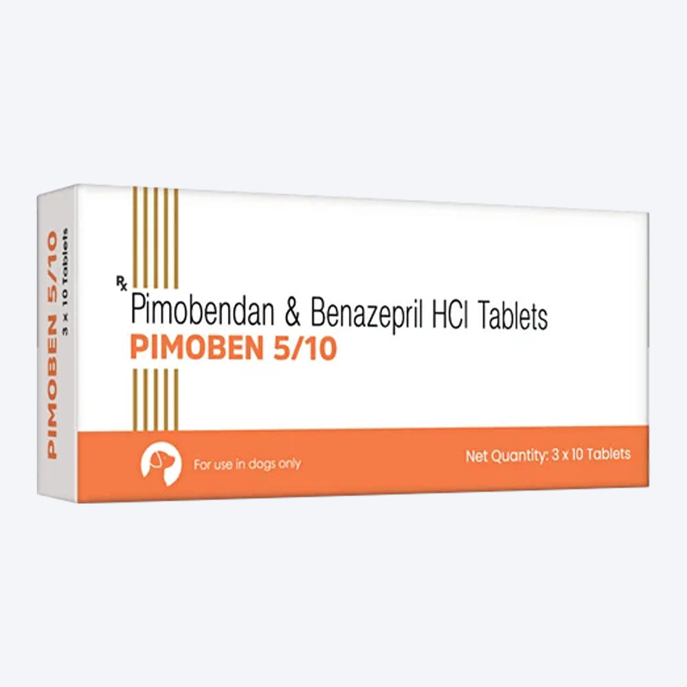 Vivaldis RX Pimoben Combo Tablets 5/10 mg For Dog & Cat - 3x10 Tablets - Heads Up For Tails