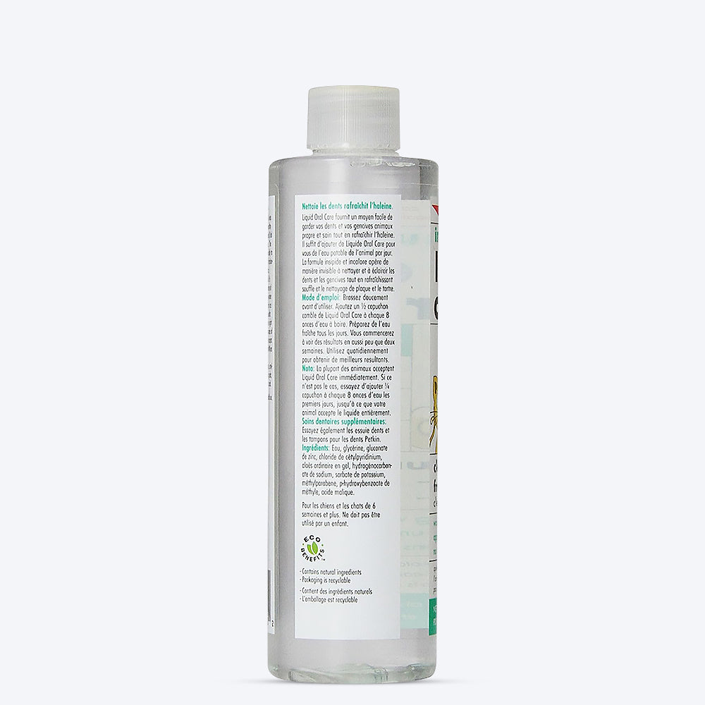 Petkin Liquid Oral Care - Dental Care Solution for Dogs and Cats - 240 ml - Heads Up For Tails