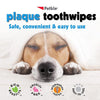Petkin Toothwipes for Dogs & Cats - 40 Wipes - Heads Up For Tails