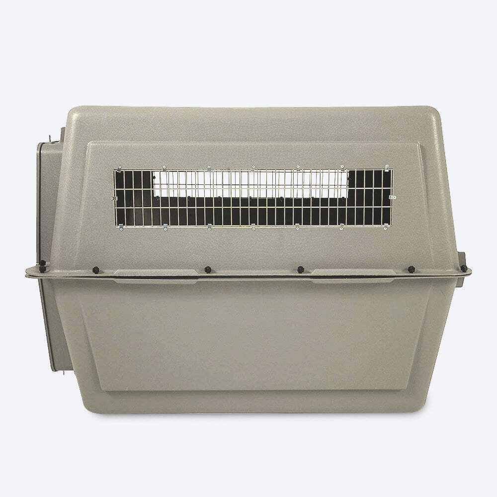 Petmate Sky Kennel Carrier For Dog & Cat - Light Grey - Heads Up For Tails