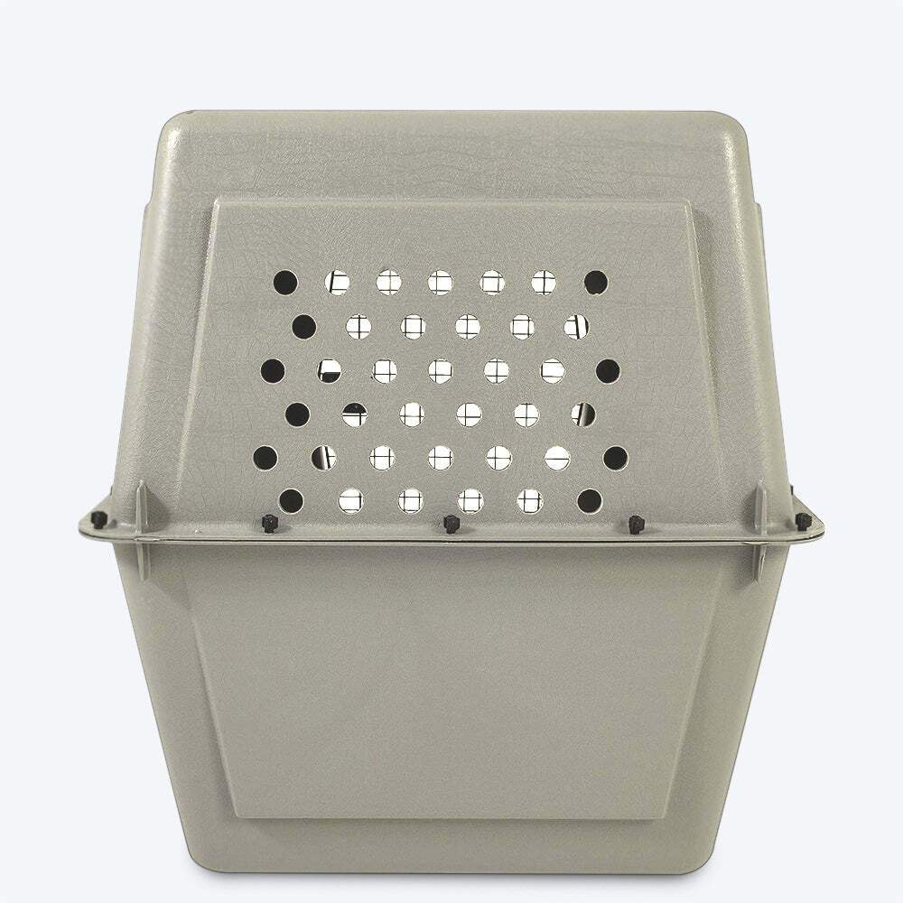 Petmate Sky Kennel Pet Carrier - Light Grey - Heads Up For Tails