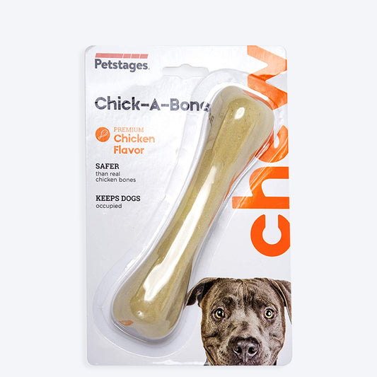 Petstages Chicken - a - Bone Long Lasting Dog Chew Toy - Heads Up For Tails