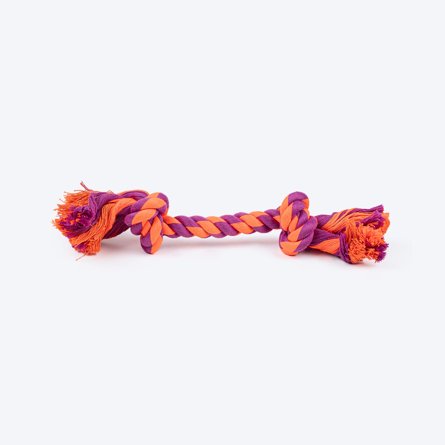 HUFT Tuggables Rope Toy For Dog - Purple & Orange - Heads Up For Tails