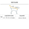 Dash Dog Oh-So-Handy Flexible Leash For Dog - Purple 7 ft - Heads Up For Tails