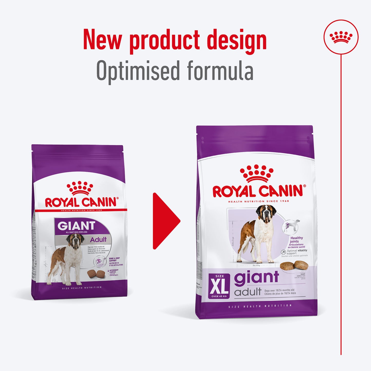 Royal Canin Giant Adult Dry Dog Food - Heads Up For Tails