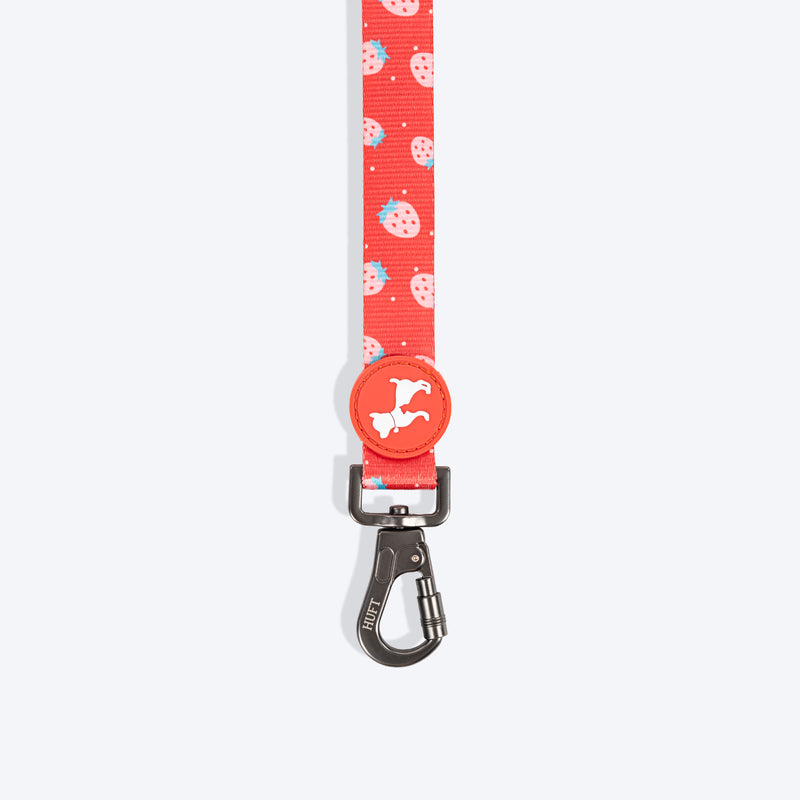HUFT Berry Bliss Leash For Dog - Red - Heads Up For Tails
