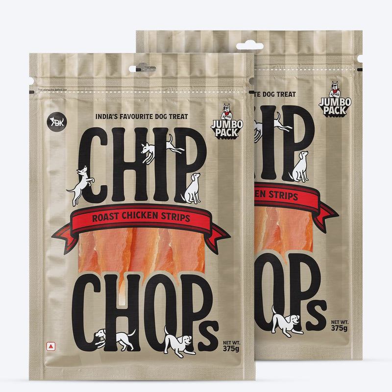 Chip Chops Roast Chicken Strips Treats For Dog - Heads Up For Tails