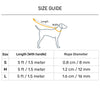 HUFT Classic Rope Leash For Dog - Black - 5 ft - Heads Up For Tails