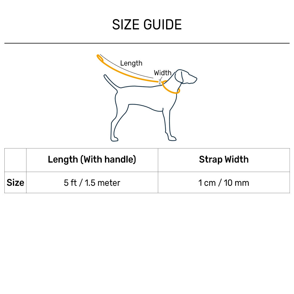 HUFT Rope Dog Leash - Blue - 1.5 m - Heads Up For Tails