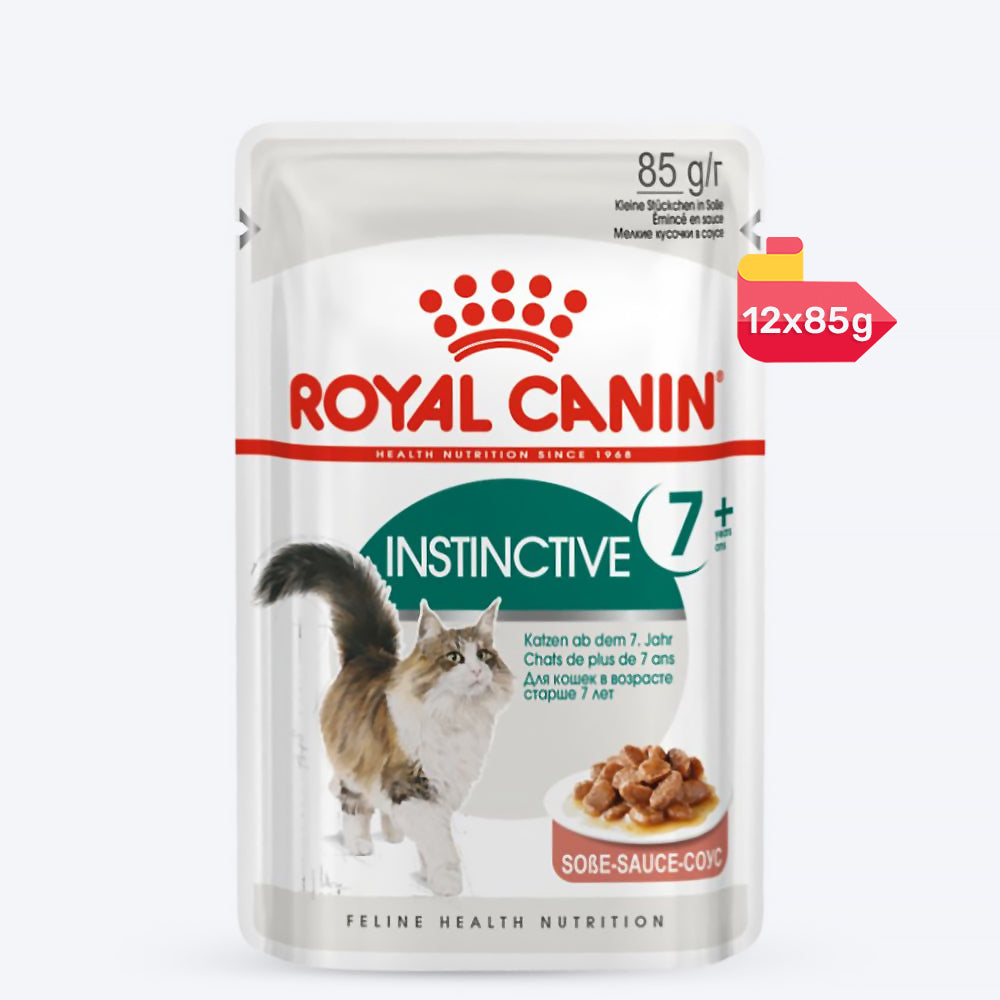 Royal Canin Instinctive 7+ Cat Wet Food - 85 g packs - Heads Up For Tails