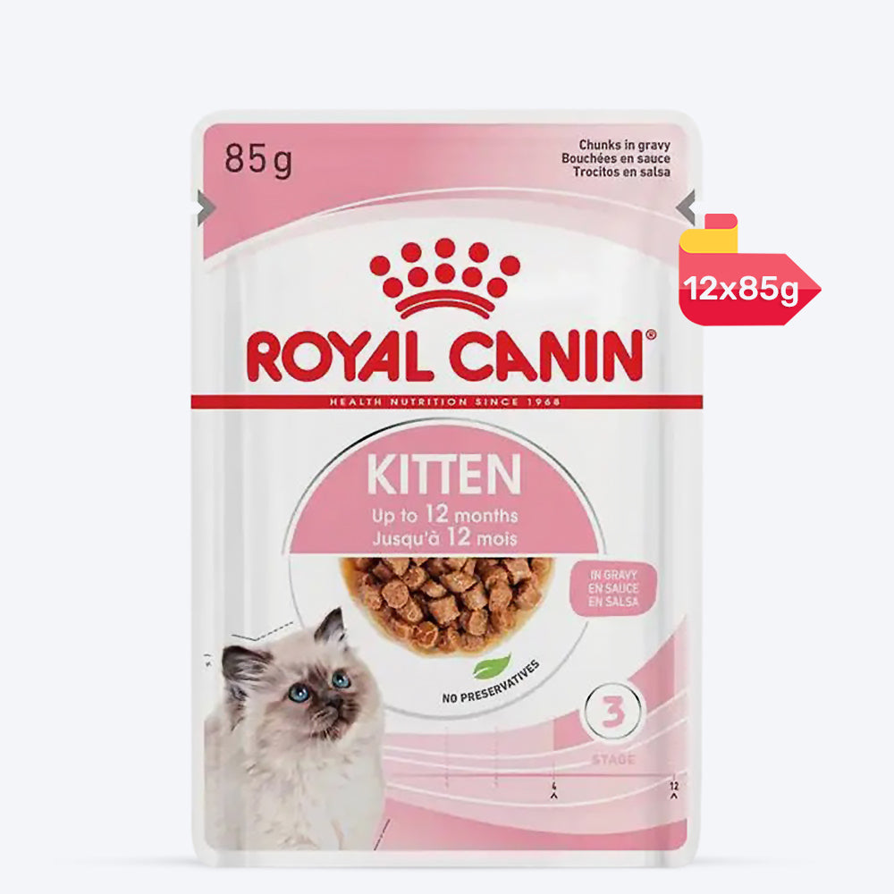 Royal Canin Instinctive Wet Kitten Food - 85 g packs - Heads Up For Tails