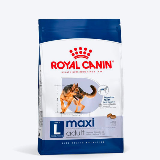 Royal Canin Maxi Dry & Wet Food Combo For Adult Dog - 10 kg - Heads Up For Tails