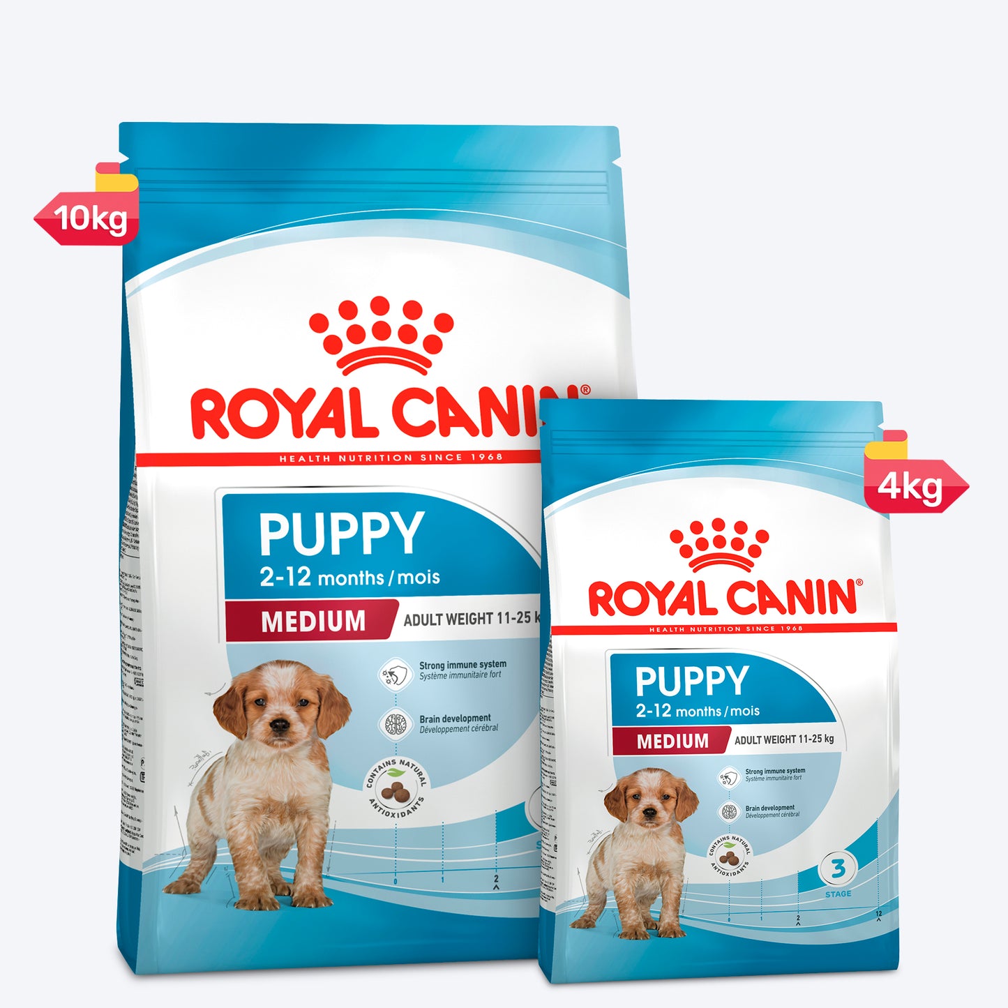 Royal Canin Medium Puppy Dry Dog Food - Heads Up For Tails