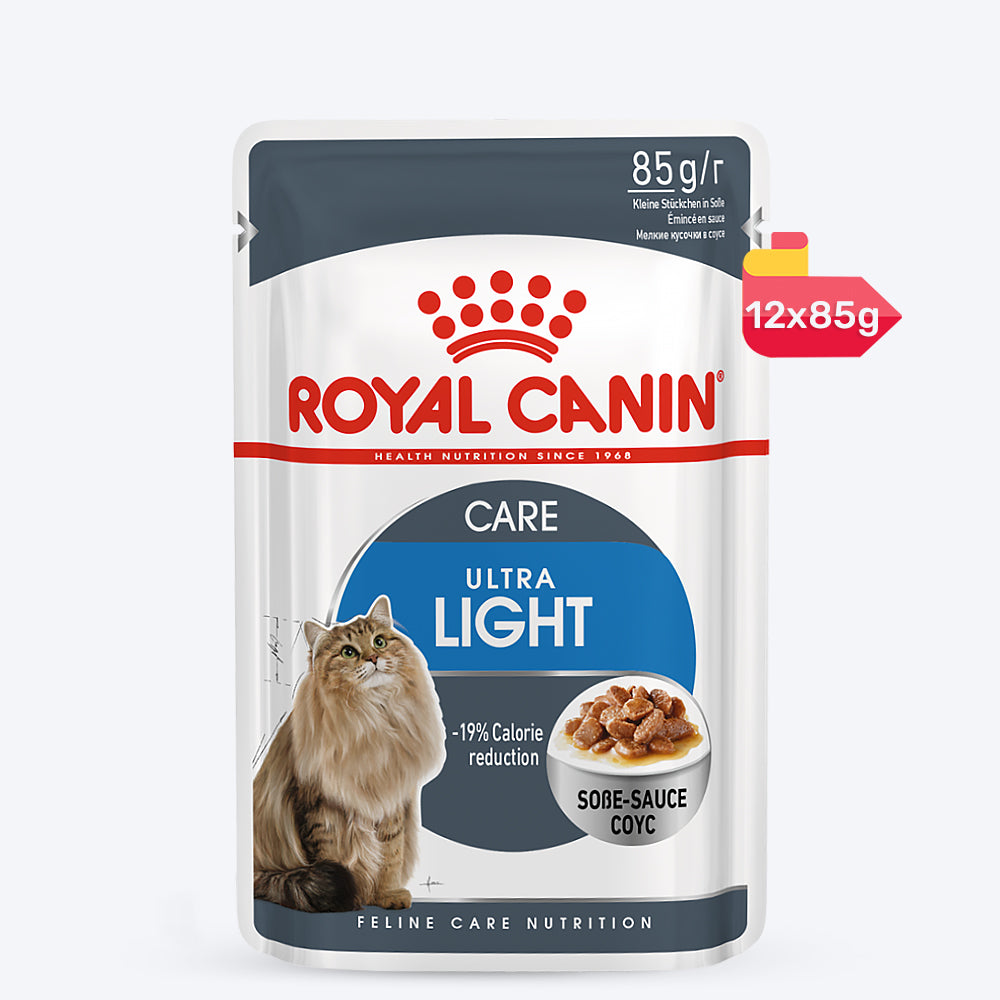 Royal Canin Ultra Light Wet Cat Food - 85 g packs - Heads Up For Tails