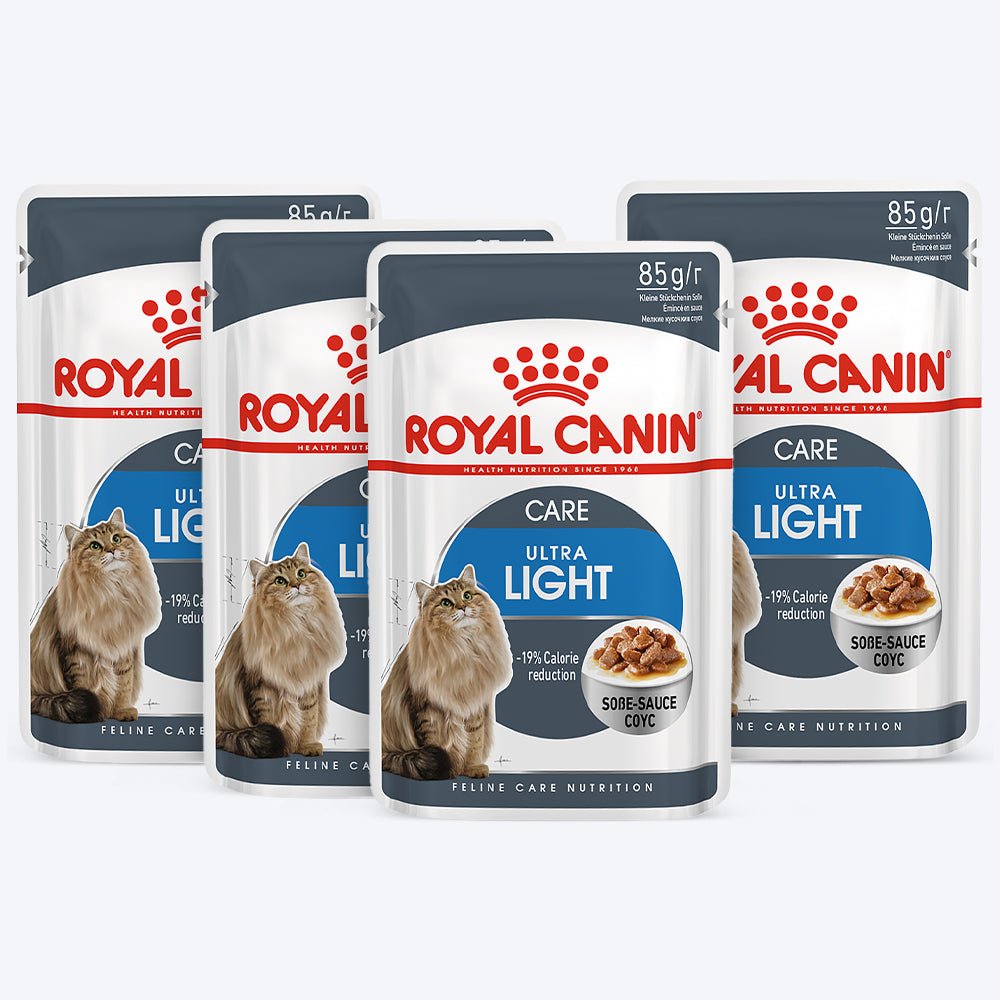 Royal Canin Ultra Light Wet Cat Food - 85 g packs - Heads Up For Tails