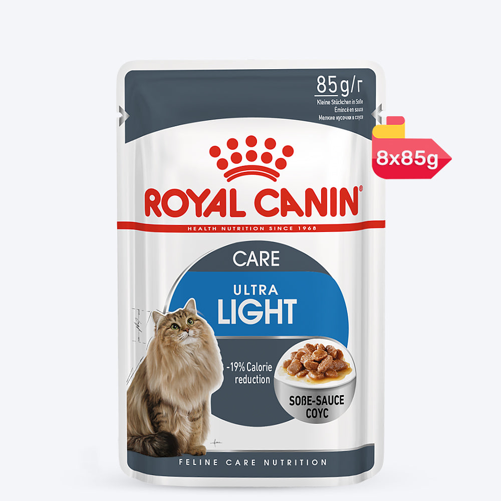 Royal Canin Ultra Light Wet Cat Food - 85 g packs - Heads Up For Tails