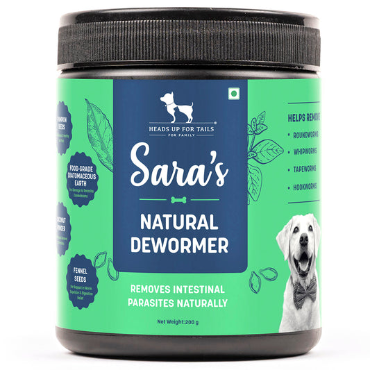 Sara's Natural Dewormer Supplement for Dogs 200g
